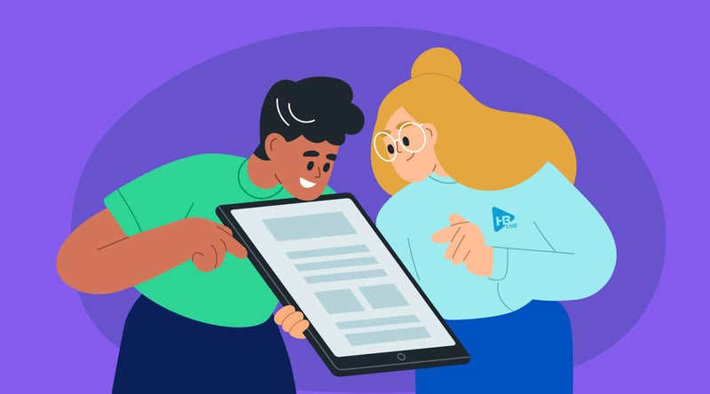 2 reviewing a run-of-show plan and the entire presentation